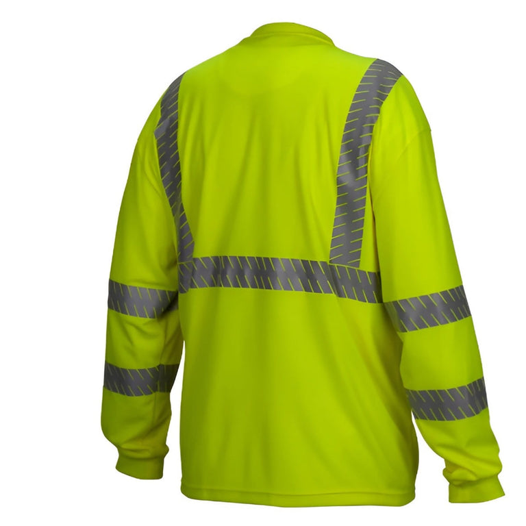 Custom Pyramex RLTS33 Type R Class 3 Hi-Vis Long Sleeve T-Shirt