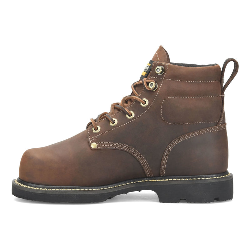 Matterhorn Men's INT LO 6" Waterproof EH Met-Guard Steel Toe Boots, MT2520, Brown