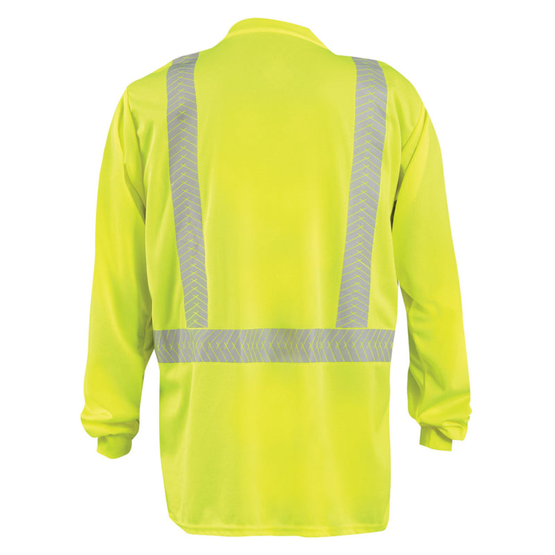 OccuNomix Type R Class 2 High-Vis Segmented Tape Long Sleeve T-Shirt - LUX-TLSP2B