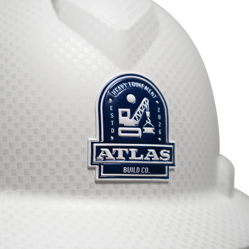 Custom 3D Pyramex Ridgeline Cap Style Hard Hat, 4-Point Ratchet Suspension