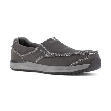 Rockport Works Langdon Slip-On EH Composite Toe Casual Shoes, Charcoal - RK2150