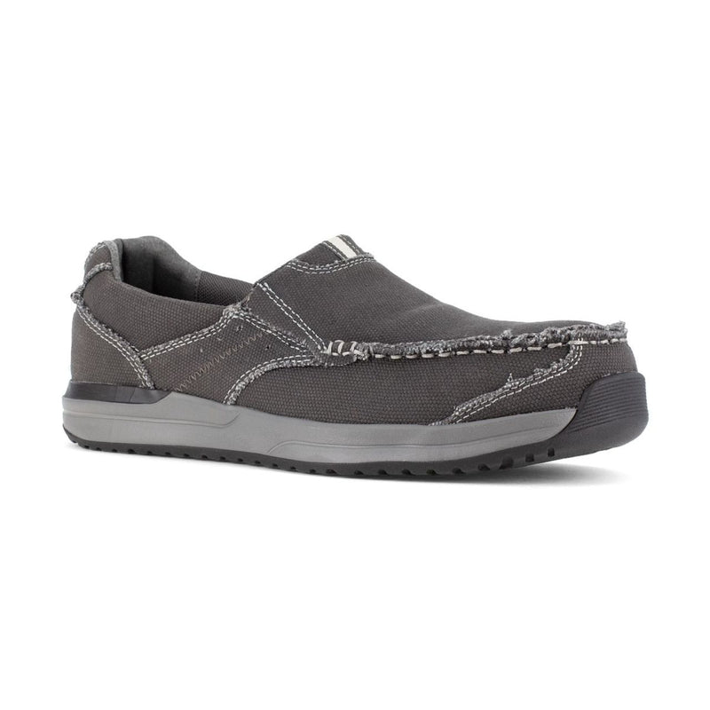 Rockport Works Langdon Slip-On EH Composite Toe Casual Shoes, Charcoal - RK2150