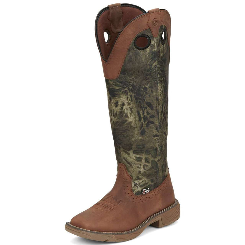 Justin Women's Rush 17" EH Snake Boots, SE4361, Brown