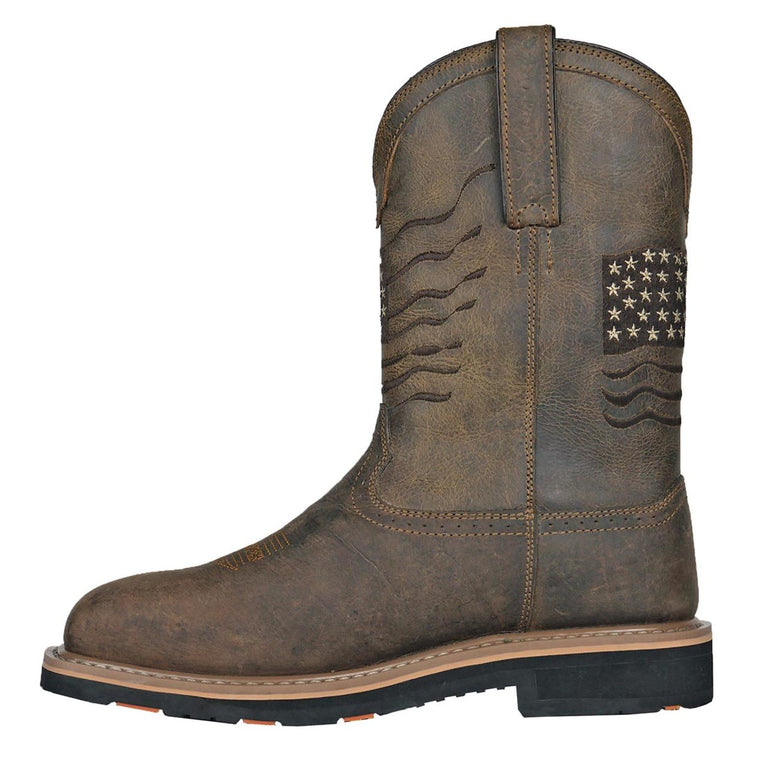 Hoss Men's Rushmore Composite Toe Boots, 92065, Brown