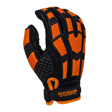TASK ROCKDARE Anit-Vibration Side Impact Gloves, Black - RD1020