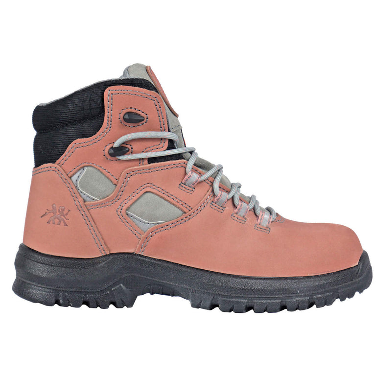 Moxie Trades Women's Lacy Pink Composite Toe Boots, MT26058, Pink