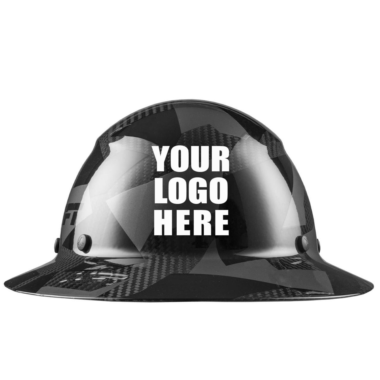 Custom LIFT DAX Full Brim Camo Carbon Hard Hat