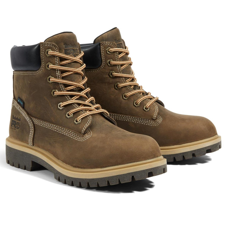 Timberland PRO Women's Direct Attach 6" Waterproof Insulated EH Steel Toe Work Boots, TB1A2QX72141