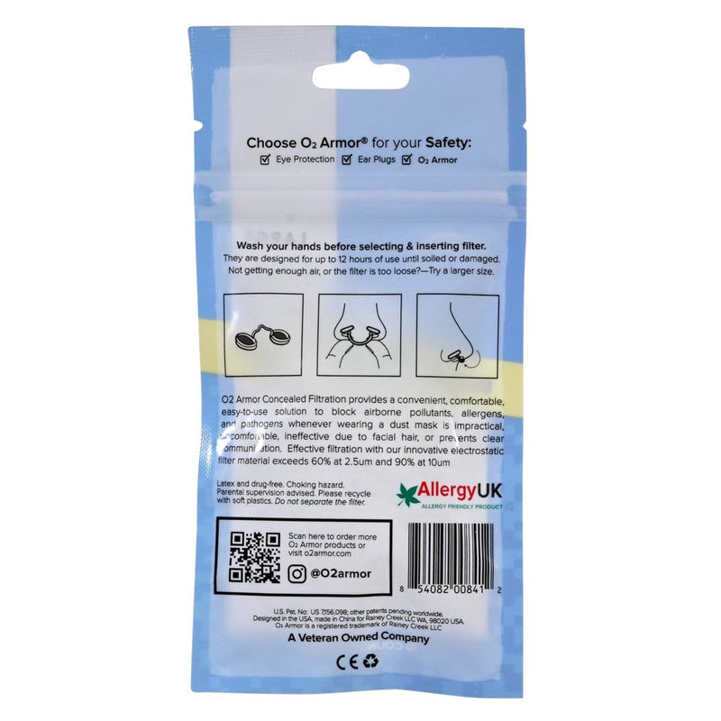 O2 Armor Nose Filter - 10 Pack