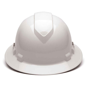 Pyramex Ridgeline Vented Full Brim Hard Hat 4-Point Ratchet Suspension