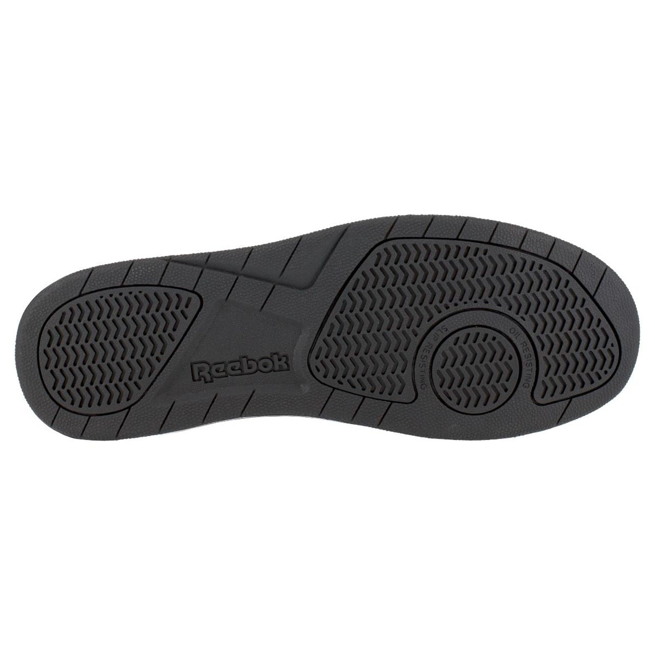 ReeReebok Men's Work EH Composite Toe Sneakers, Black/Red, RB4132