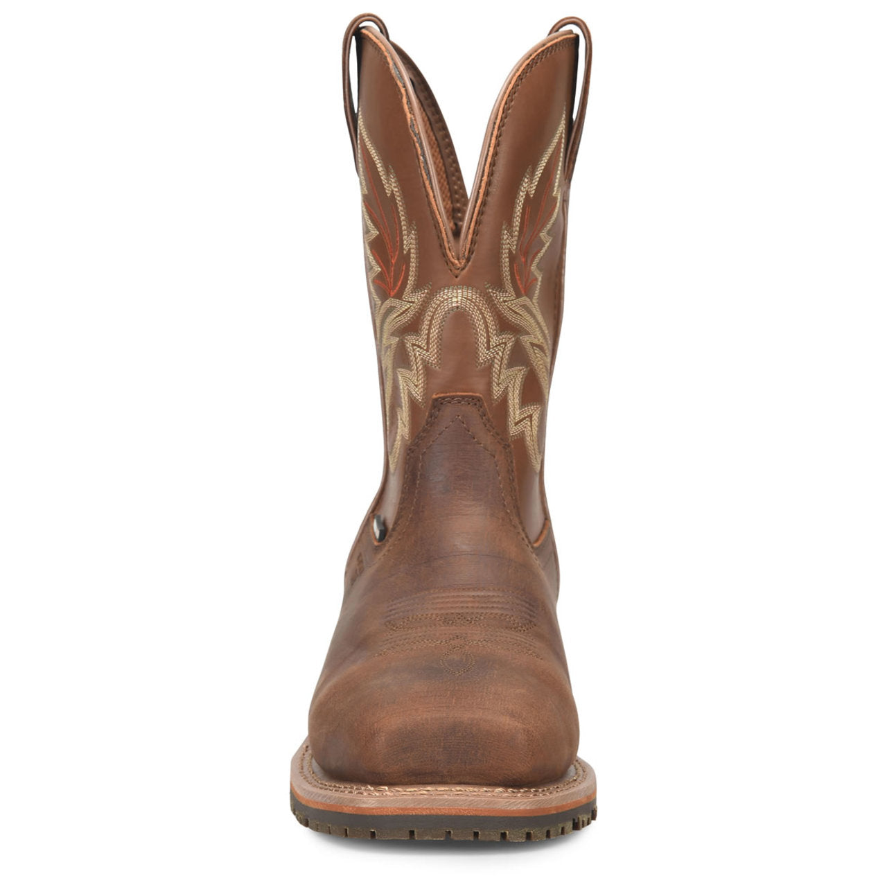 Double-H Boots Men's Carson 10" Roper Waterproof Composite Toe Boots, DH4161, Brown