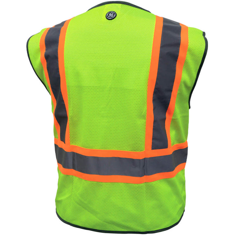 General Electric Type R Class 2 Hi-Vis Safety Vest with Contrasting Trim, GV078