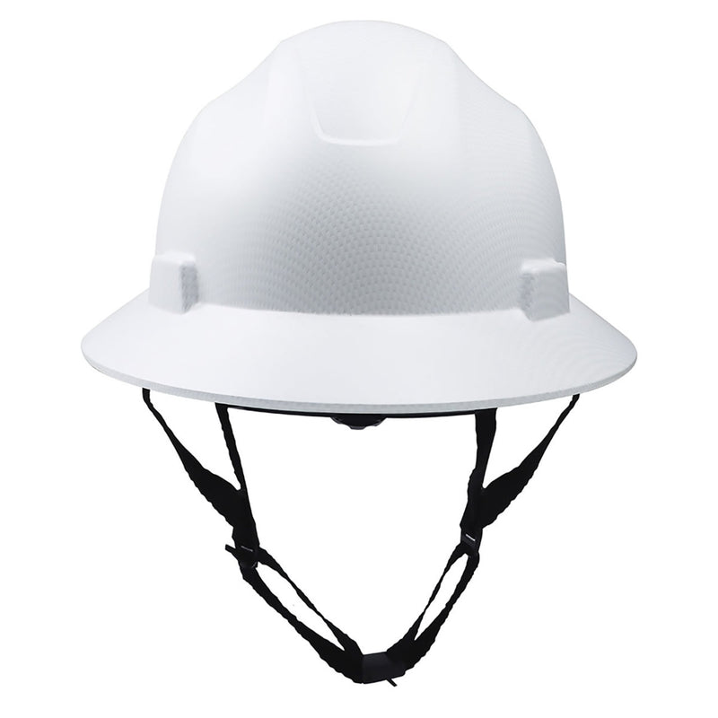General Electric Non-Vented Full Brim Hard Hat 4-Point Ratchet Suspension - GH329