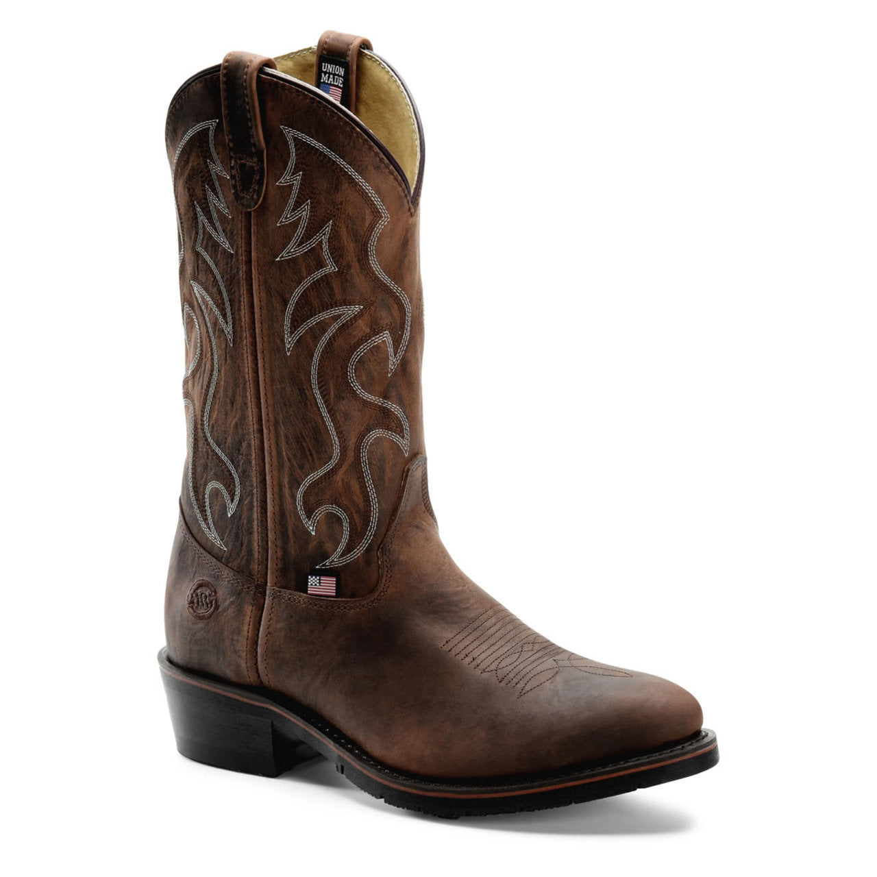 Double-H Men's Robert  12" Western Soft Toe Boots, 3282, Brown