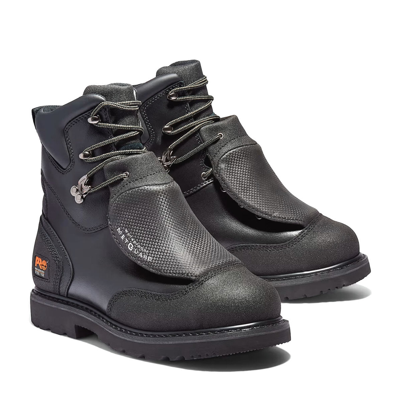 Timberland PRO Men's 8" Waterproof EH Met Guard Steel Toe Work Boots, TB1535300011