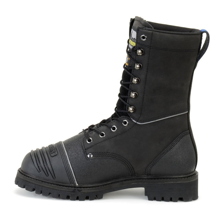 Matterhorn Men's Mulrooney 10" Waterproof EH Met-Guard Steel Toe Boots, MT903, Black