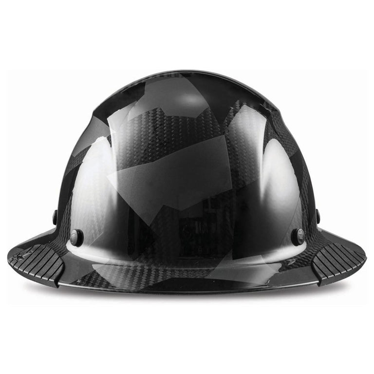 LIFT DAX Black Camo Carbon Fiber Full Brim Hard Hat