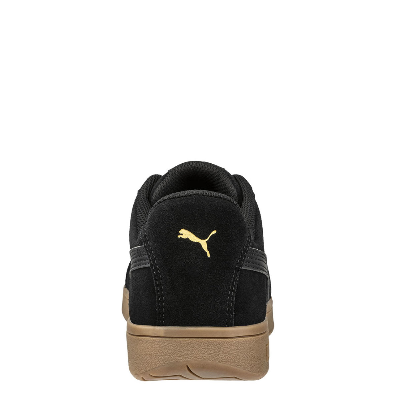 Puma Safety Women's Iconic Low EH Composite Toe Shoes, 640365, Black/Gum