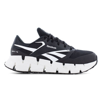 Reebok Men's FloatZig Athletic EH Composite Toe Work Shoes, Black/White - RB3033