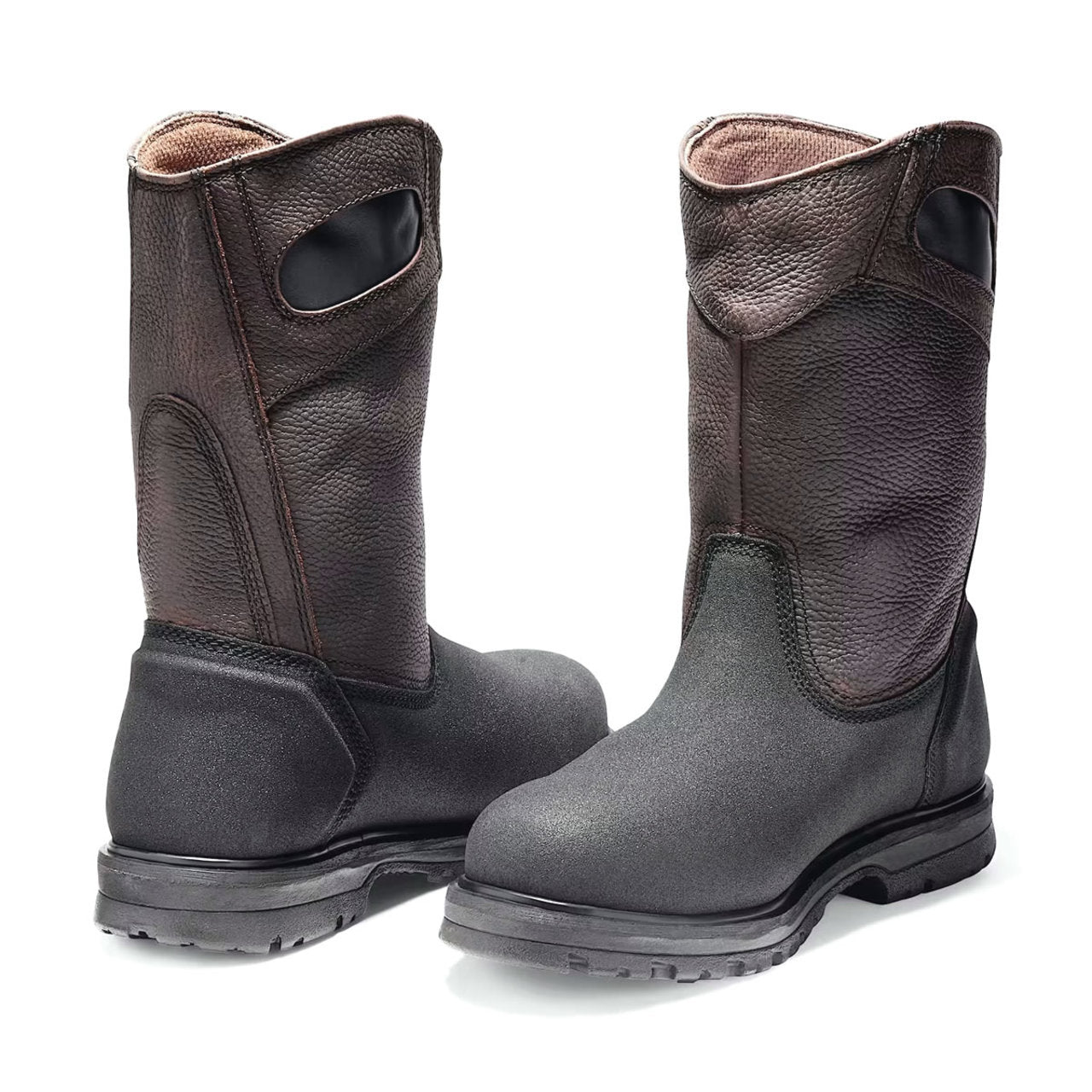 Timberland PRO Men's PowerWelt Pull On EH Steel Toe Boots, TB1535222101