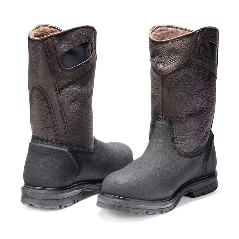 Timberland PRO Men's PowerWelt Pull On EH Steel Toe Boots, TB1535222101