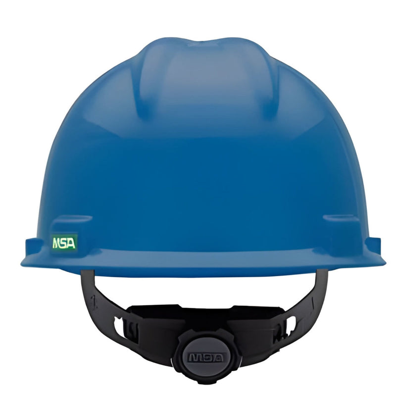 MSA Small V-Gard Cap Style Hard Hat Fas-Trac III Suspension - 477478 - Blue