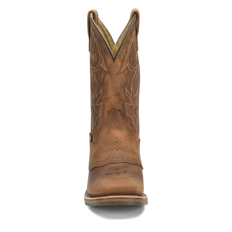 Double-H Men's Jase 11" Roper Soft Toe Boots, DH3560, Brown