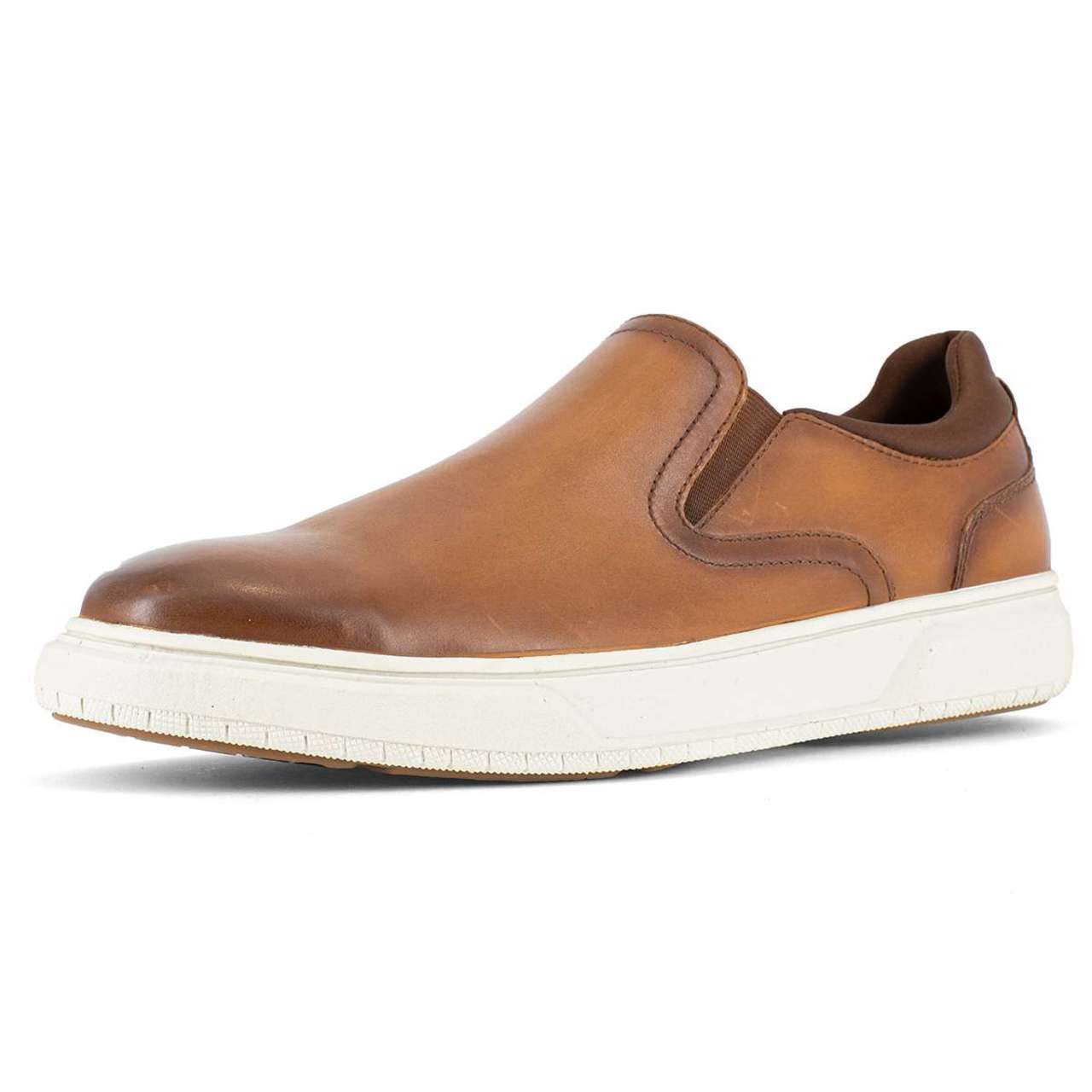 Florsheim Men's Premier Casual Slip-On SD Steel Toe Shoes, FS2335