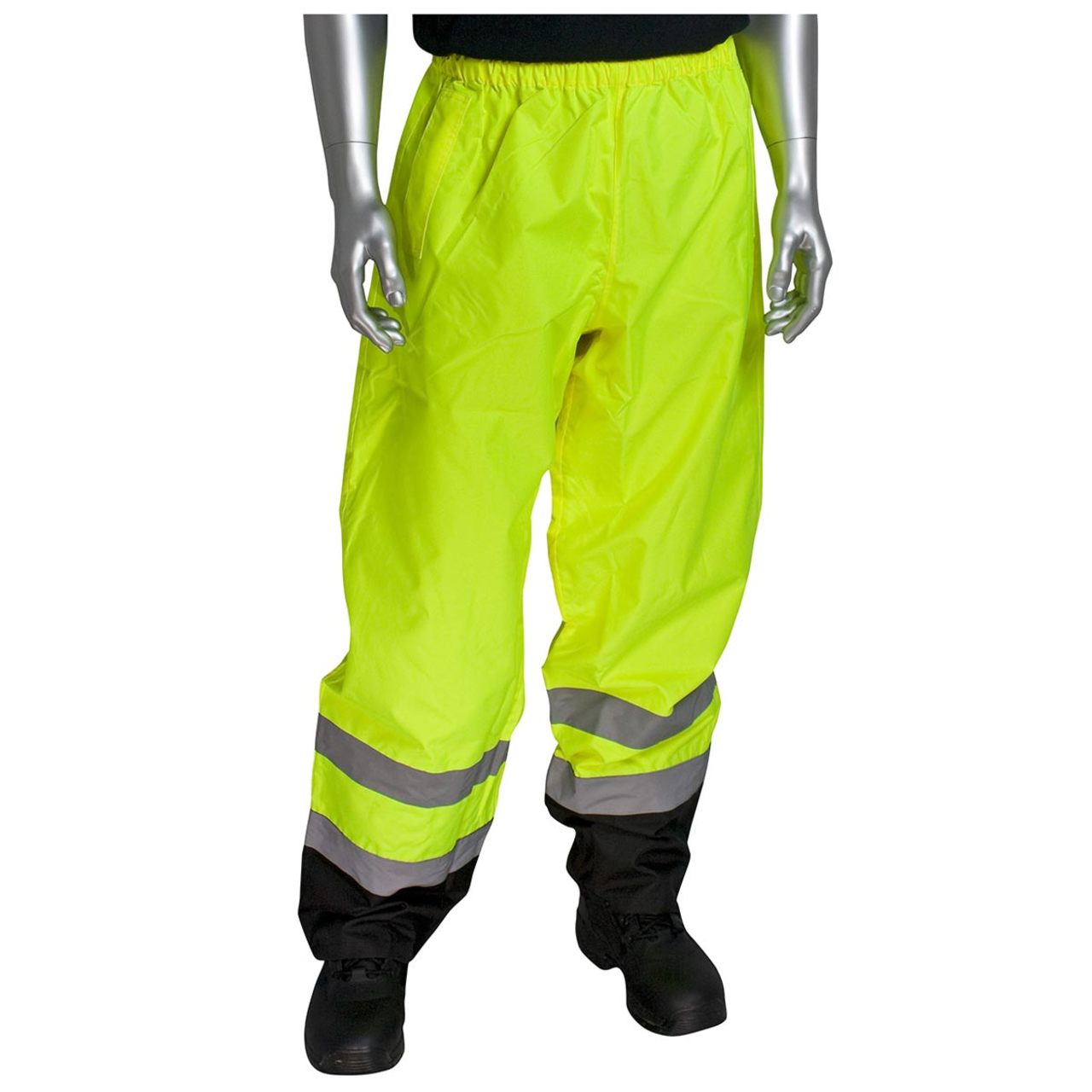 High-Vis Class E Black Trim Overpants - 318-1757