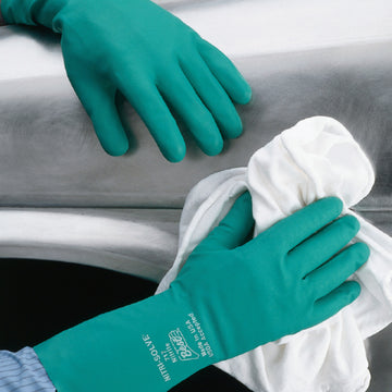 Best Nitri-Solve 730 Flock Lined Chemical Resistant Gloves - 15 mil - Single Pair (M, L ,XL ,2XL)