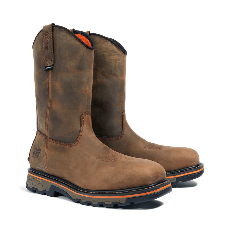 Timberland PRO Men's True Grit Pull On Waterproof EH Composite Toe Boots, TB1A437Y2141