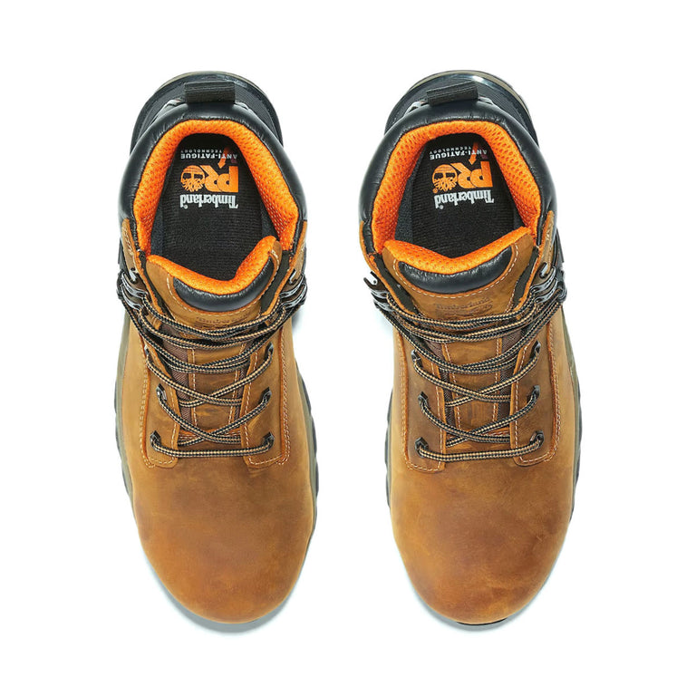 Timberland PRO Men's Hypercharge 6" Waterproof EH Composite Toe Work Boots, TB1A1RVS214, Brown