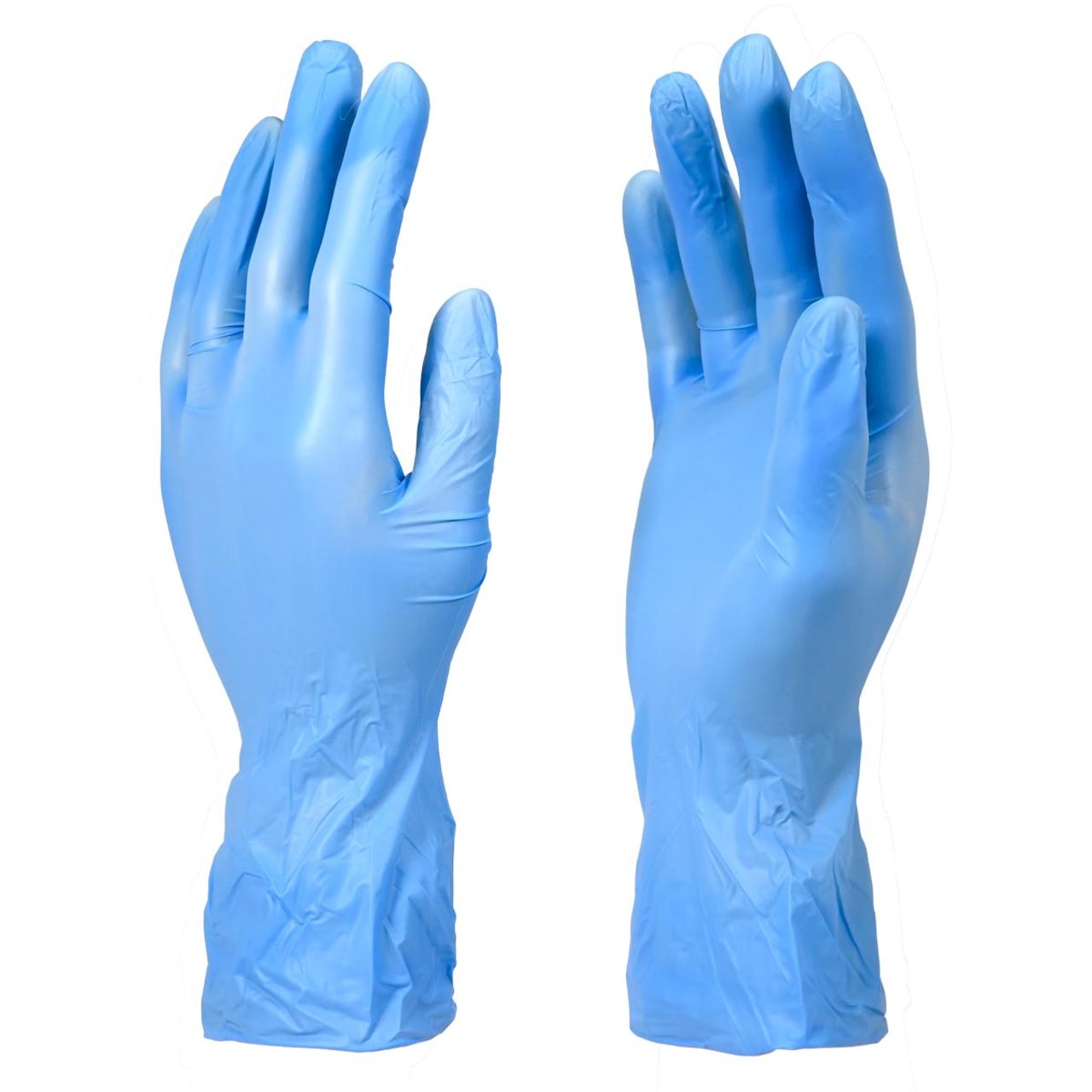 DuraSkin Nitrile Disposable Gloves, 3.5 mil, Blue, Box of 100