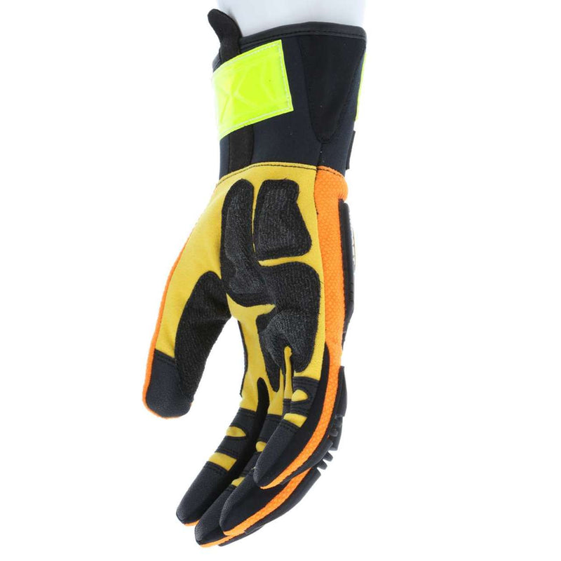 MCR Safety HV100 High-Vis Kevlar Padded Work Gloves - Single Pair