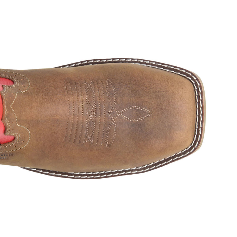 Phantom Rider Men's Henly  11" Waterproof EH Composite Toe Boots, DH5358, Tan/Red