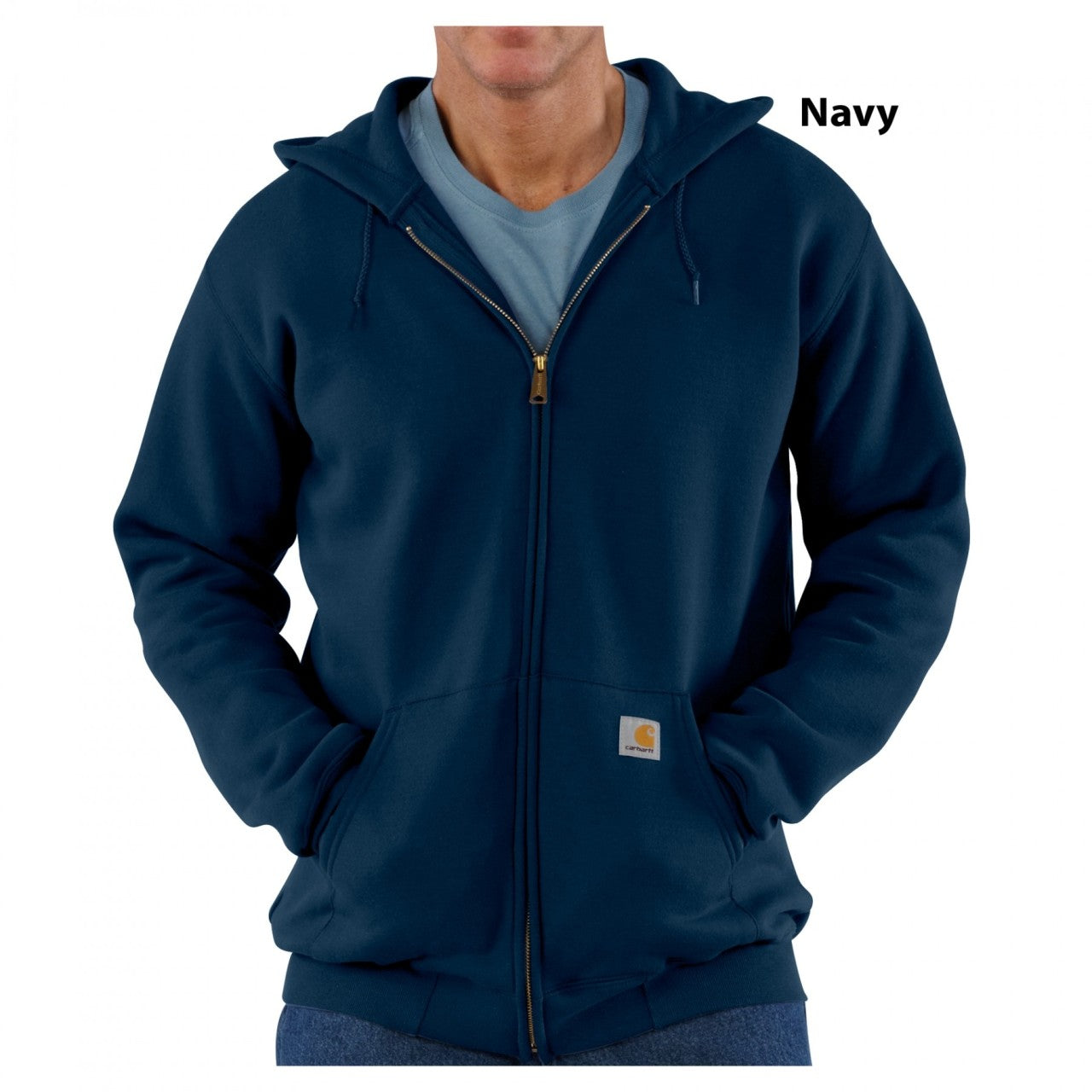 Carhartt Midweight Fleece Zip Front Hooded Sweatshirt - K122