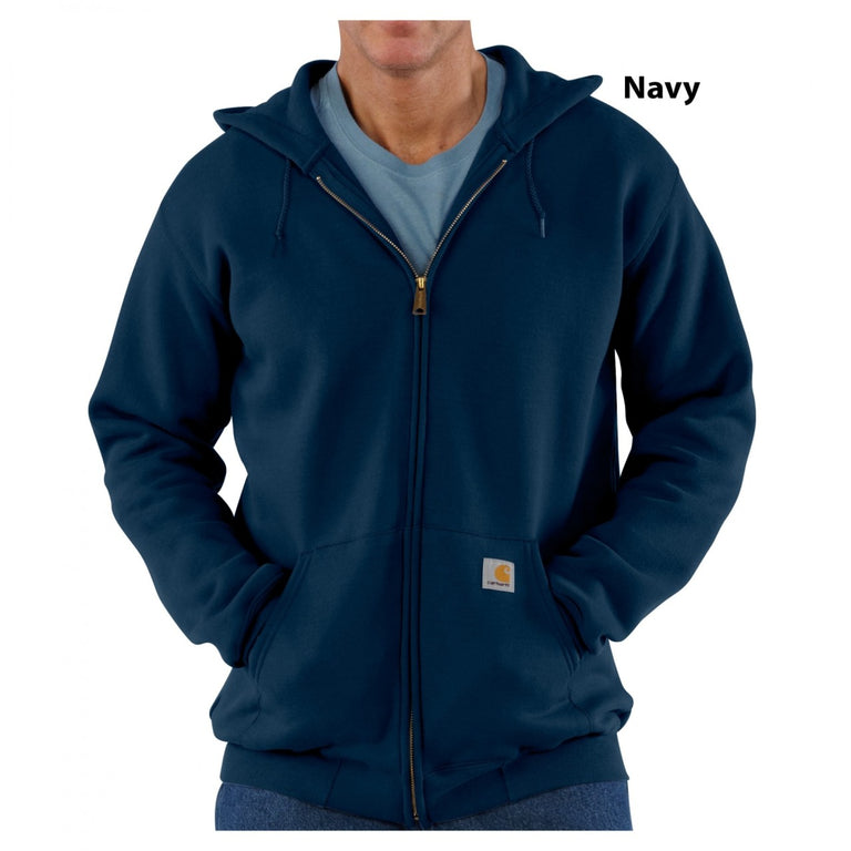 Carhartt Midweight Fleece Zip Front Hooded Sweatshirt - K122
