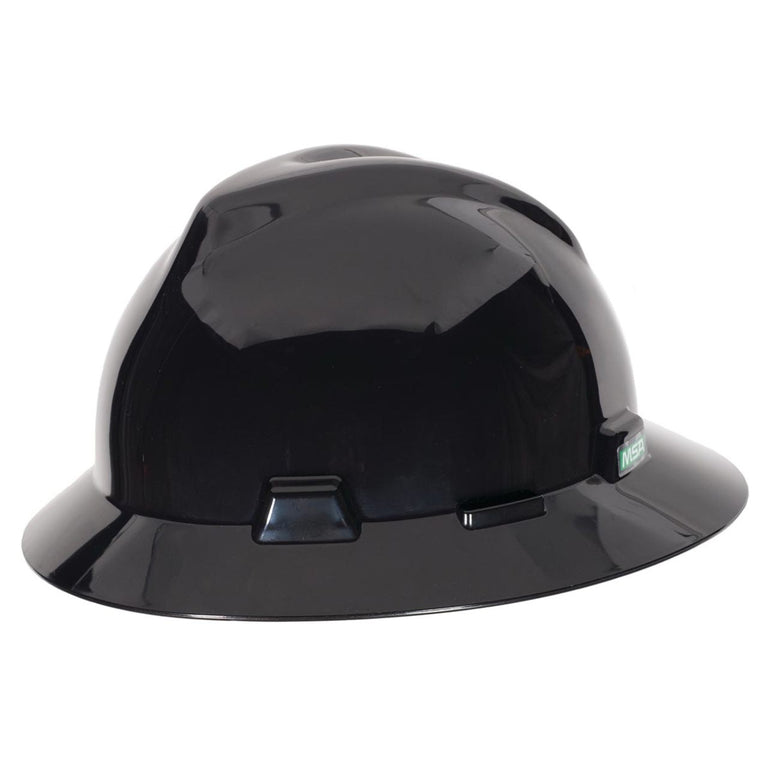 MSA V-Gard Full Brim Hard Hat with Fas-Trac III Suspension
