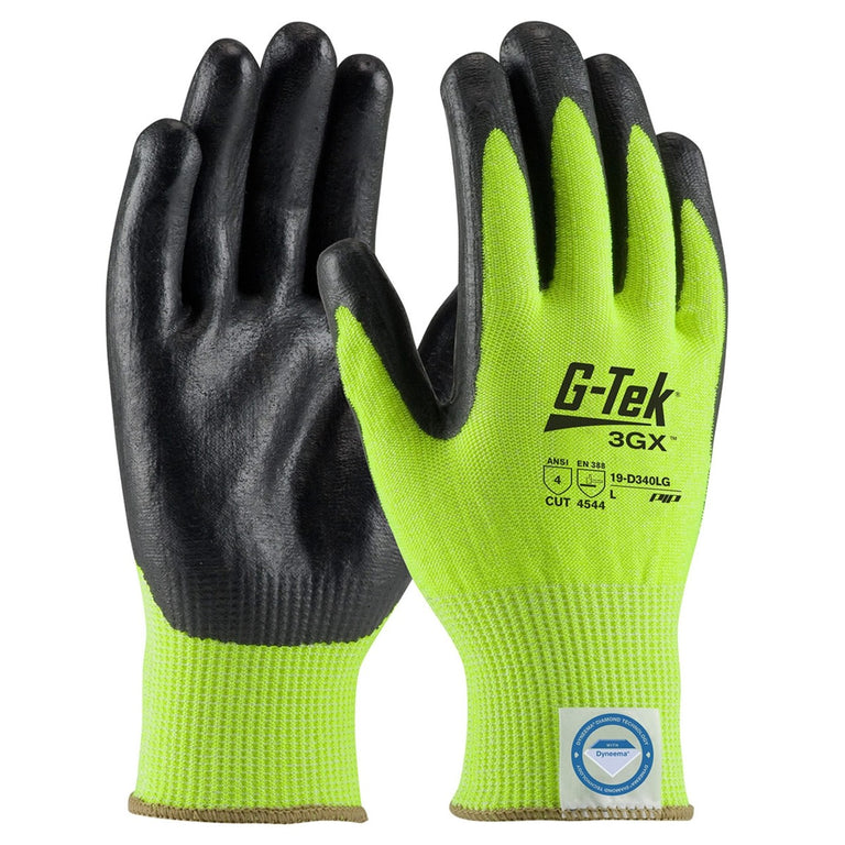 PIP G-TEK 3GX 19-D340LG A4 Cut Resistant Foam Nitrile Coated Gloves  - Single Pair