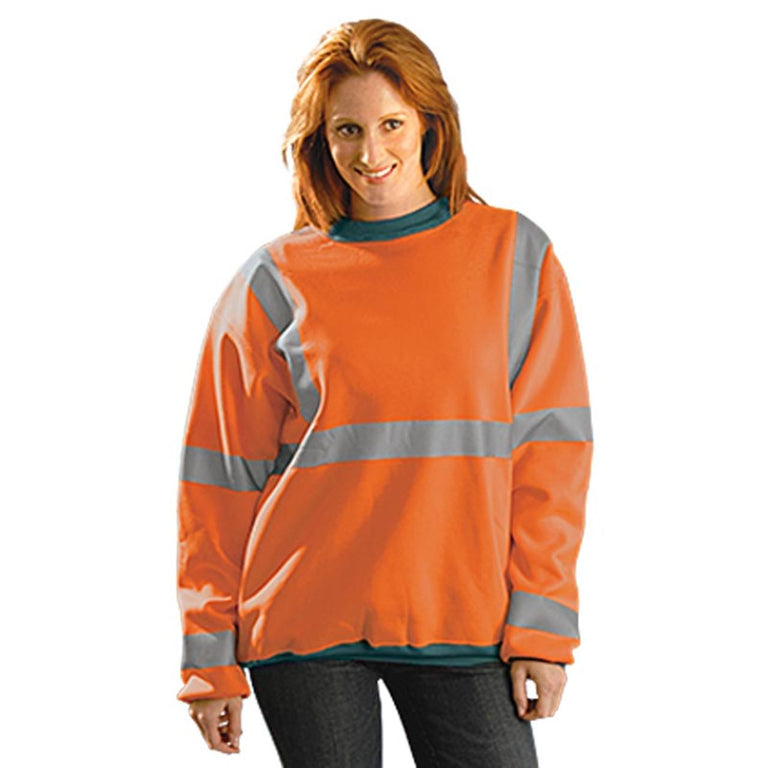 OccuNomix Type R Class 3 High-Vis Moisture Wicking Sweatshirt - LUX-SWT3