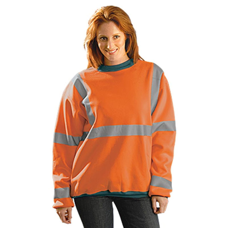 OccuNomix Type R Class 3 High-Vis Moisture Wicking Sweatshirt - LUX-SWT3