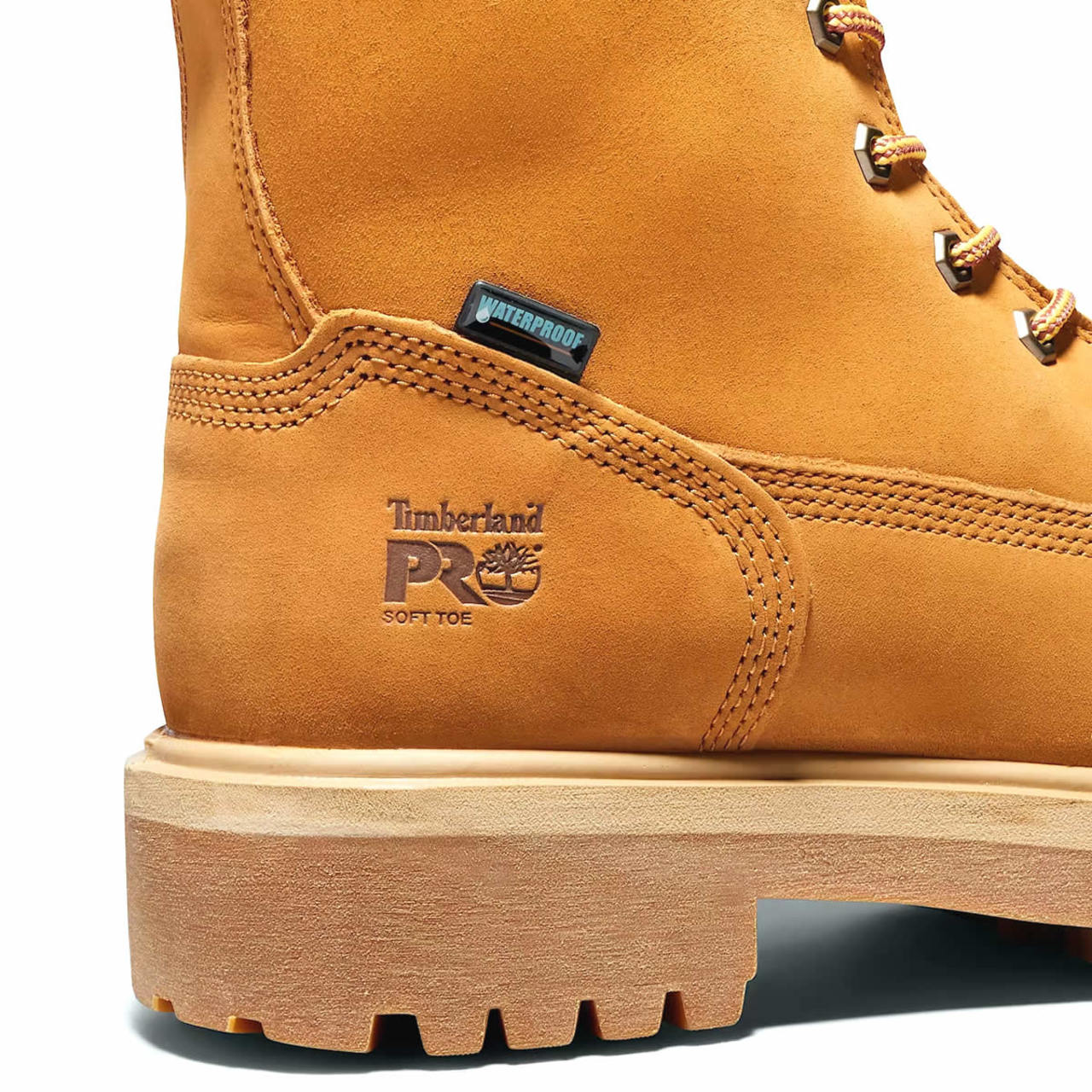 Timberland PRO Men's Direct Attach 8" Insulated Waterproof EH Soft Toe Work Boots - TB1260117131