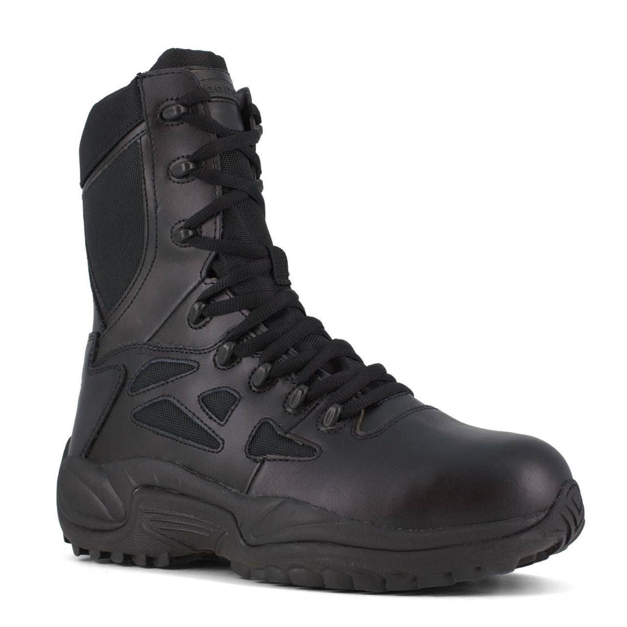 Reebok Men's 8" Rapid Response RB EH Comp Toe Stealth Boots, RB8874