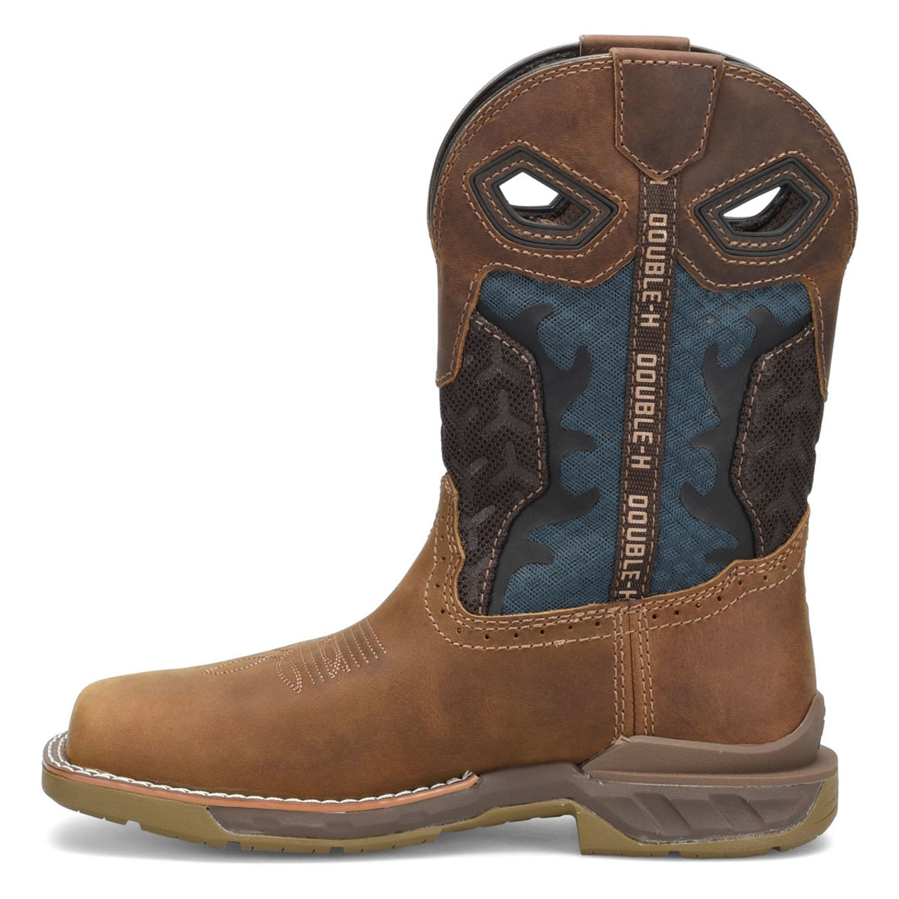 Phantom Rider Women's Watcher 10" Roper EH Composite Toe Boots, DH5392, Blue/Brown