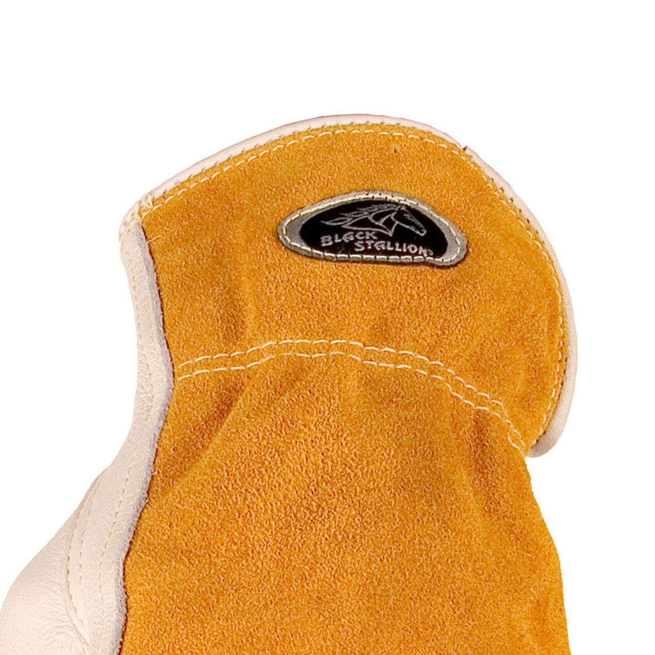 Black Stallion 97k Leather Palm Driver Gloves, Brown/Natural