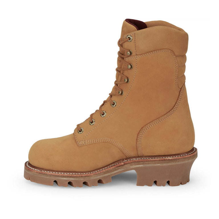 Chippewa Men's Super DNA 9" Logger EH Waterproof Insulated Steel Toe Boots, 59417, Tan