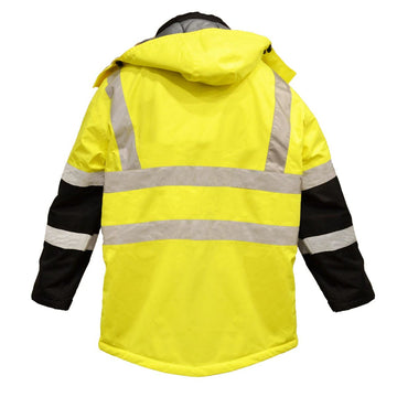 OccuNomix Type R Class 3 Hi-Vis Premium Insulated Cold Weather Parka, LUX-TJCW