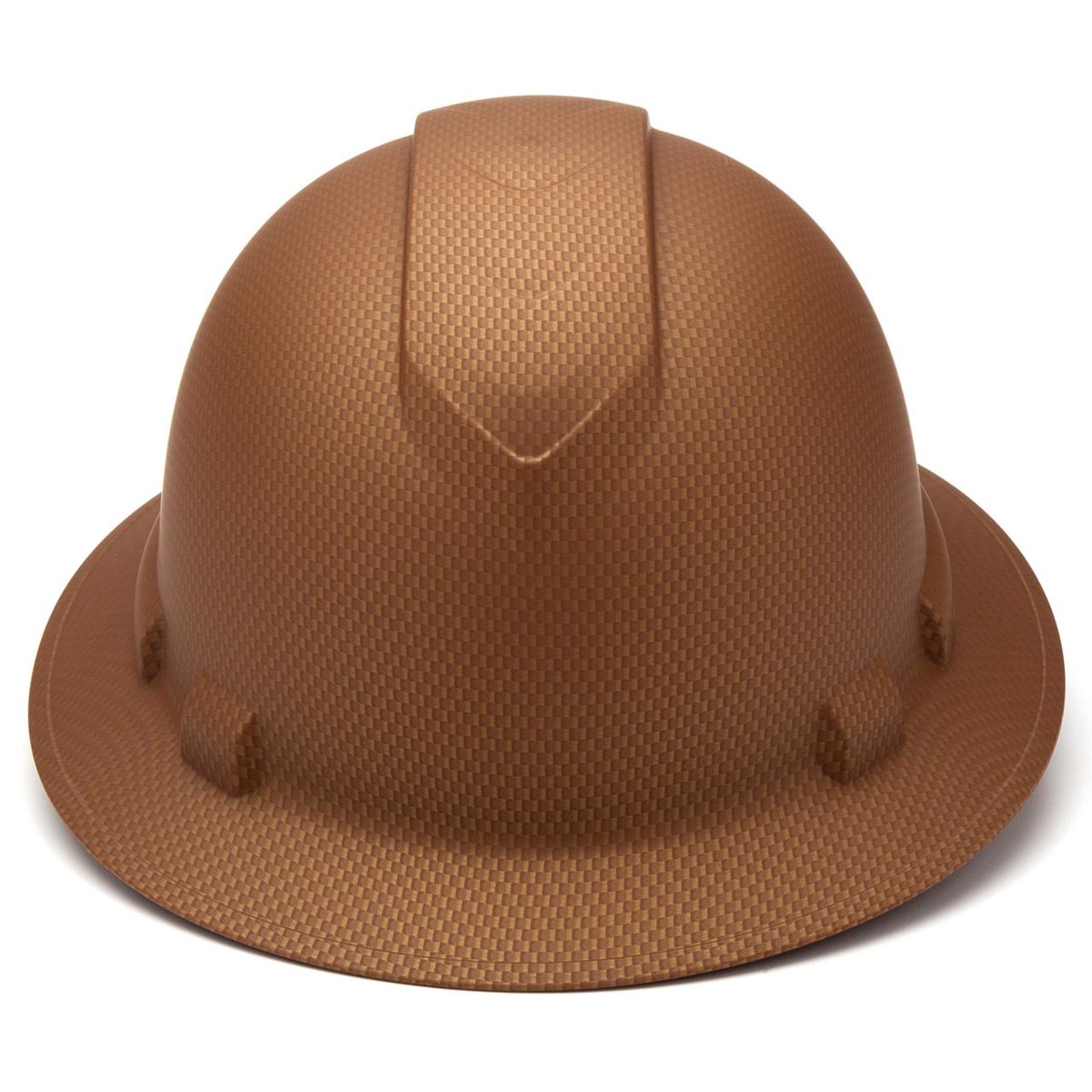 Custom Pyramex Ridgeline HD Full Brim Hard Hat, 4-Point Ratchet Suspension