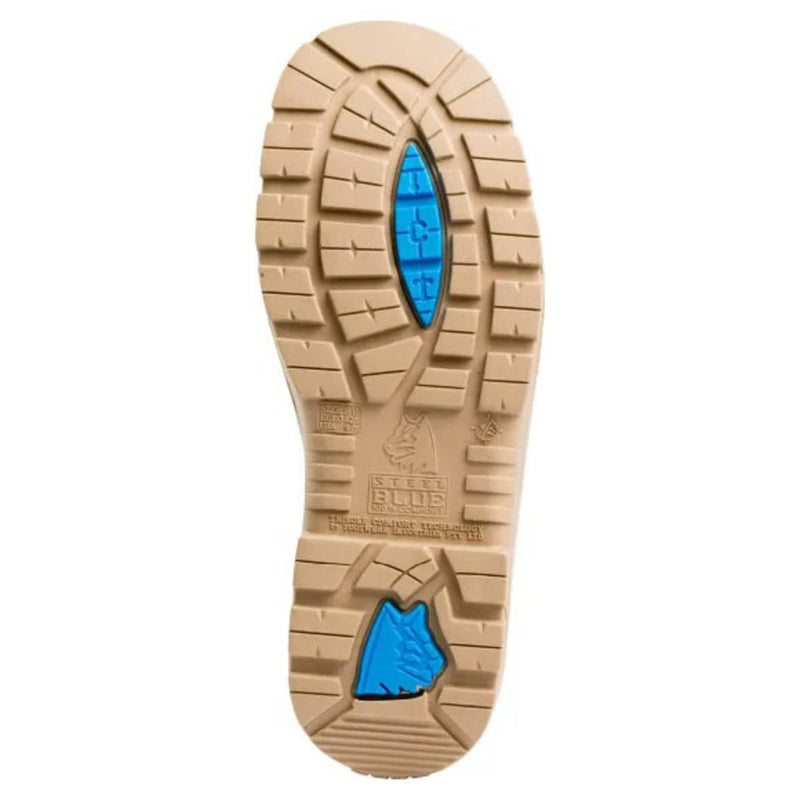 Steel Blue Men's Southern Cross Zip Scuff 8" EH Steel Toe Boots, 812961, Sand